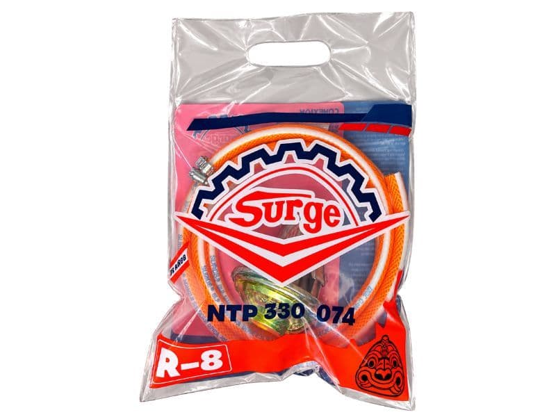 REGULADOR SURGE ZINCADO CON MANGUERA PREMIUM