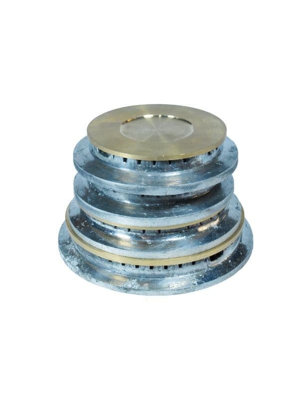 JUEGO DE QUEMADOR COLDEX BASE ALUMINIO TAPA BRONCE